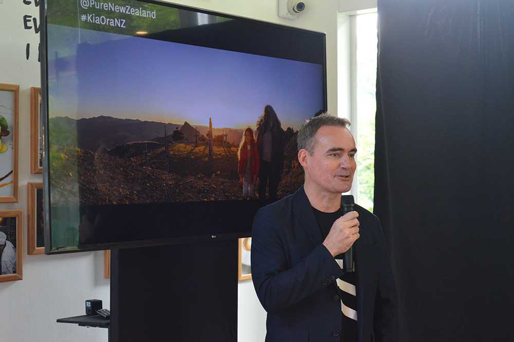 Steven Dixon, Regional Manager for South and South East Asia of Tourism New Zealand