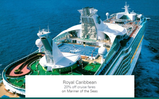 Get 20% Discount of Royal Caribbean Cruise with HSBC Card