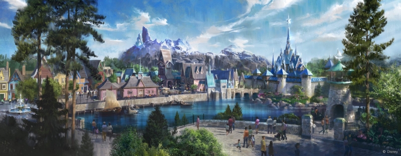 Frozen Concept Art for Disneyland Paris 