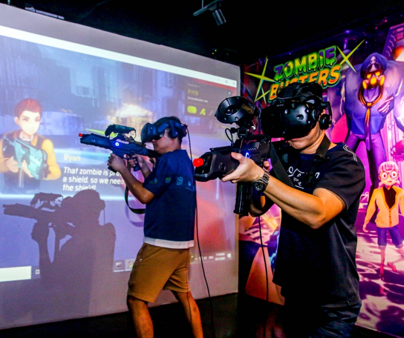 Virtual Reality game at HEADROCK VR