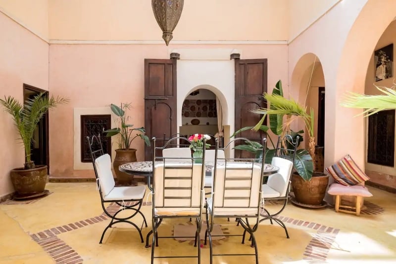 courtyard airbnbs marrakech