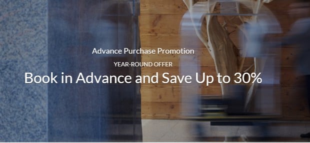 Advance Purchase Promotion: Save 30% at Far East Hospitality