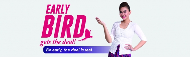 Early Bird Gets the Best Deal in Malindo Air from SGD18