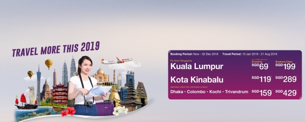 Travel More this 2019 with Malindo Air from SGD69