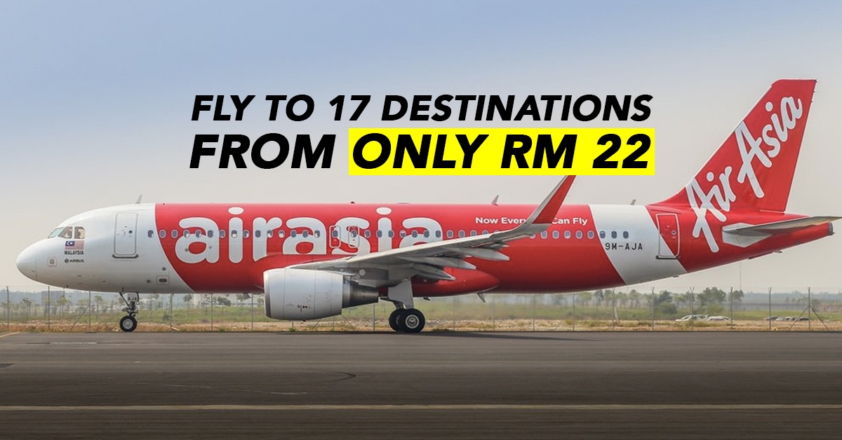 [AirAsia 17th Anniversary Sale] Fly to 17 Destinations