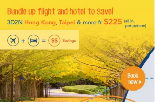 Travel Bundles (Flight + Hotel) from SGD225 with Zuji