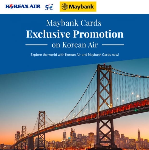 Exclusive Promotion in Korean Air for Maybank Cardholders