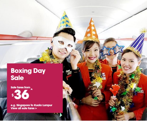 Boxing Day Sale | Book your Next Getaway with Jetstar from SGD36