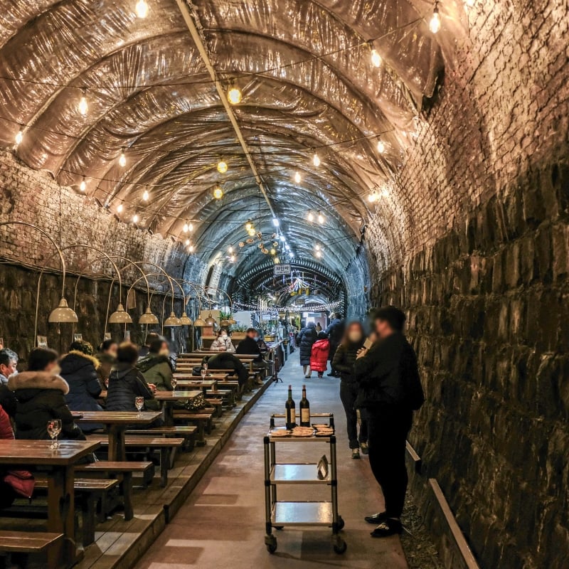 korea wine tunnel