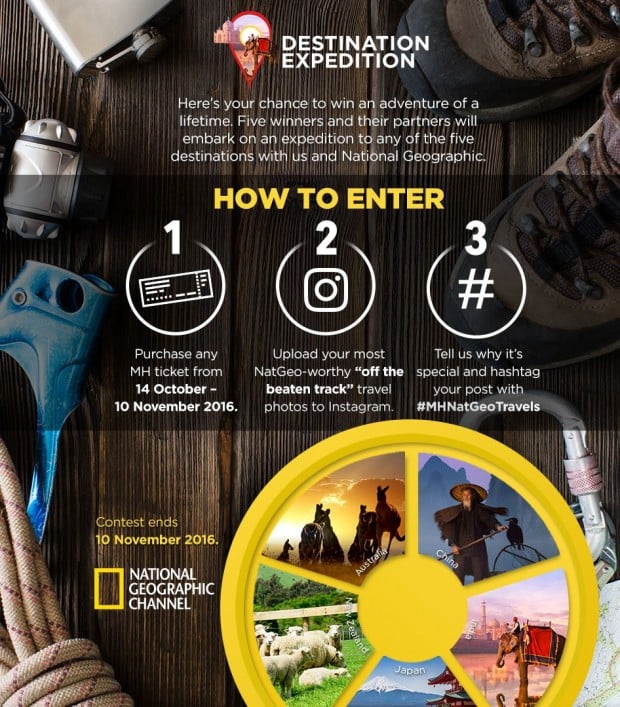 WIN a National Geographic Expedition with Malaysia Airlines