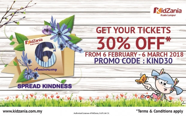 KidZania Kuala Lumpur Admission Tickets at 30% Off