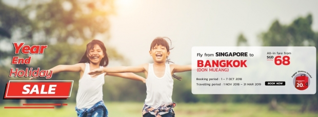 Year End Holiday Sale in Thai Lion Air for your Flight to Bangkok