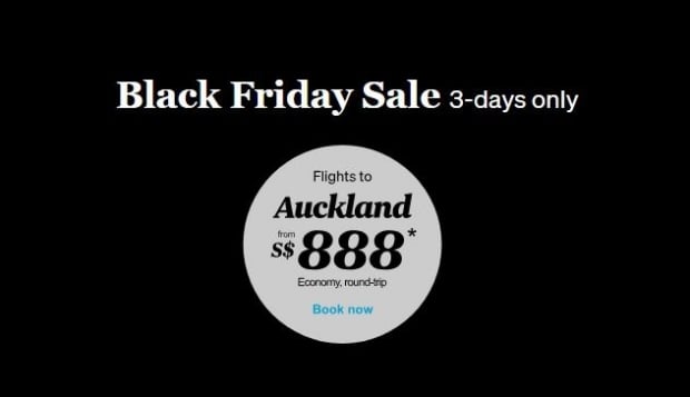 Black Friday Sale - Explore the Land Down Under with Air New Zealand
