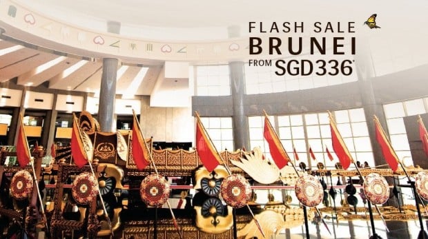 Brunei Flash Sale from SGD336 with Royal Brunei Airlines