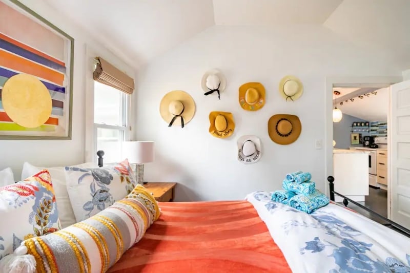 cape cod airbnb eye-catching cottage bedroom