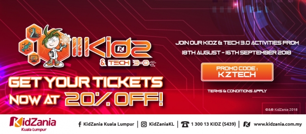 Enjoy Up to 20% Off Admission Ticket to Kidzania Kuala Lumpur