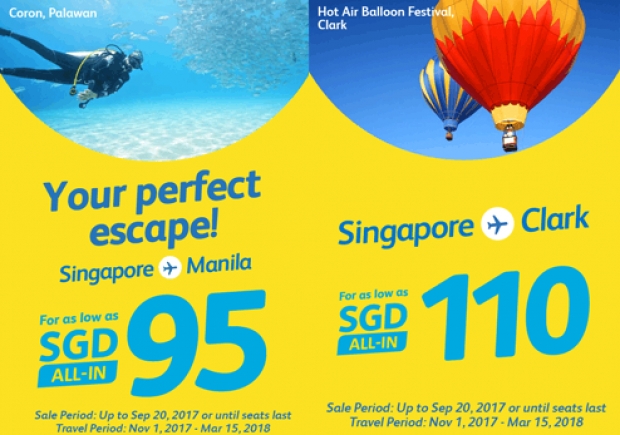 Fly to Philippines with Cebu Pacific from SGD85