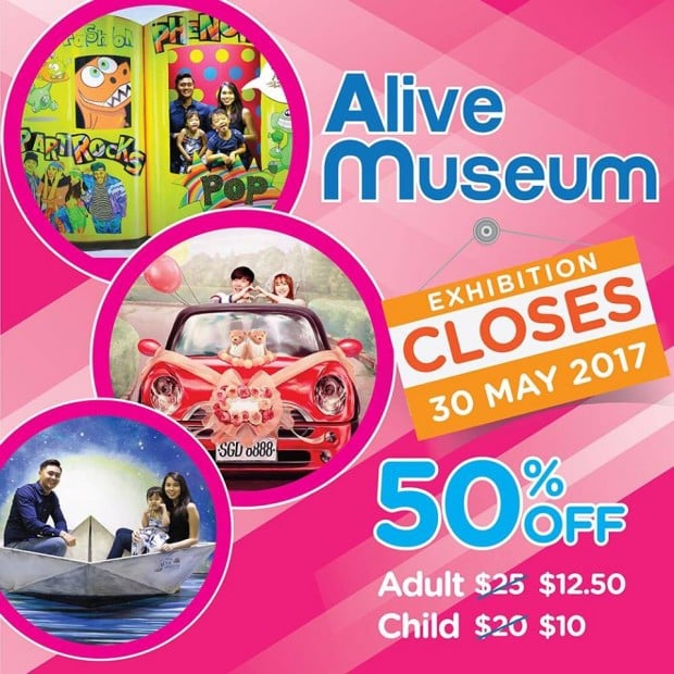 Enjoy 50% Off Alive Museum Singapore Pass until 30 April 2017