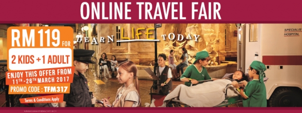 Online Travel Fair is Up on KidZania Kuala Lumpur with Deals from RM119