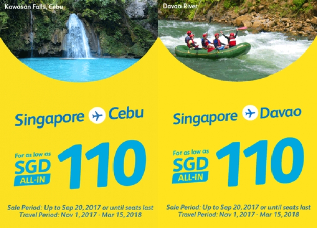 Fly to Philippines with Cebu Pacific from SGD85 1