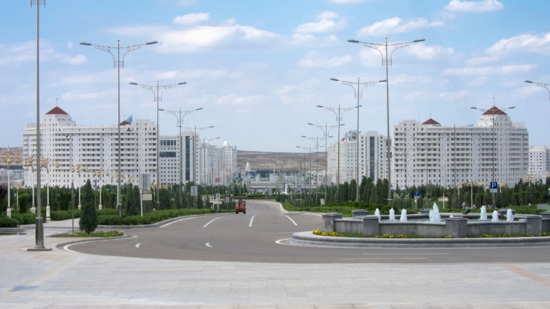 empty streets of ashgabat