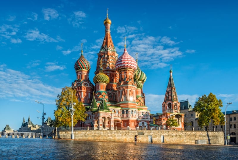 travel to russia: St. Basil’s Cathedral