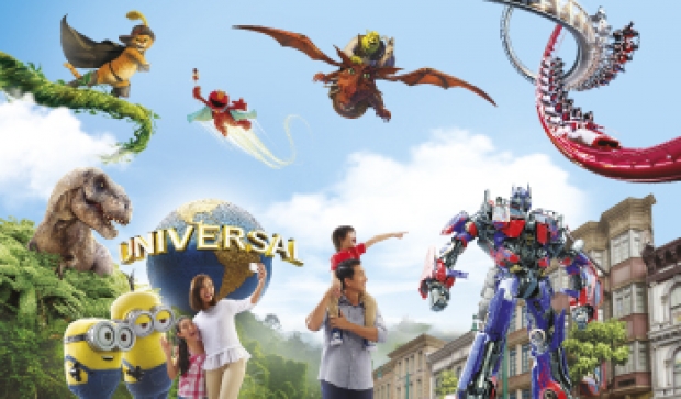 Universal Studios Singapore Adult One-Day Ticket + S$5 Meal Voucher + S$5 Retail Voucher at S$68 (U.P. S$86)