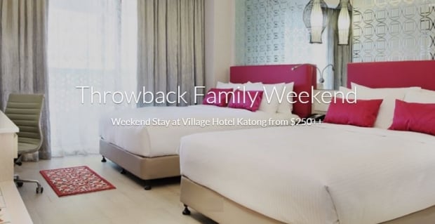 Throwback Family Weekend at Village Hotel Katong from $250++ with Far East Hospitality