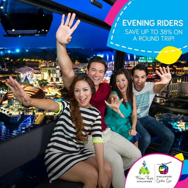 Night Riders Exclusive | Enjoy 38% Off Round-Trip Ride in Singapore Cable Car
