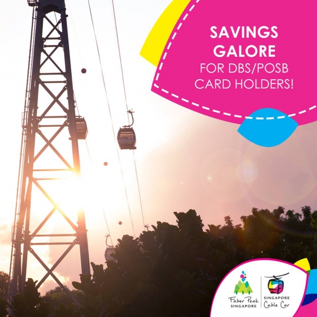 Enjoy Up to 50% Off Ride on Singapore Cable Car with DBS/POSB Card