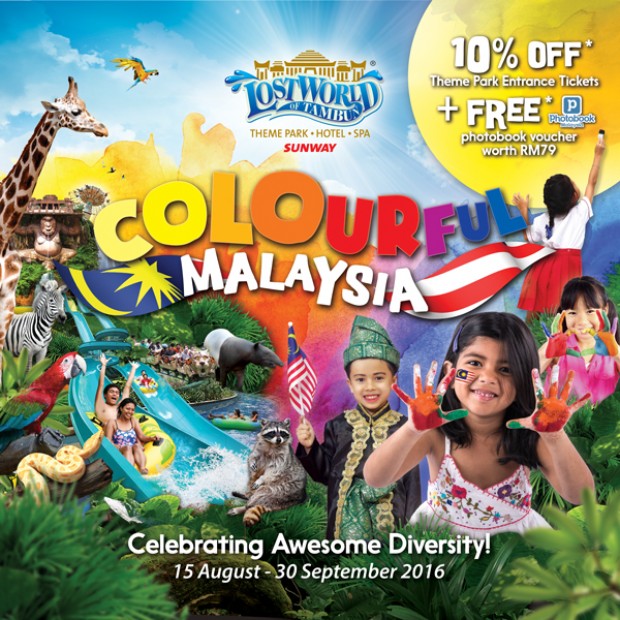 Save 10% Off with Sunway Lost World of Tambun Colourful Malaysia!