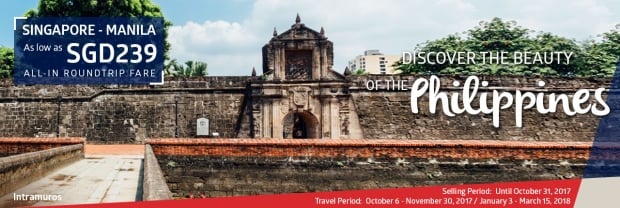 Fly to Manila and Do More with Philippine Airlines from SGD239