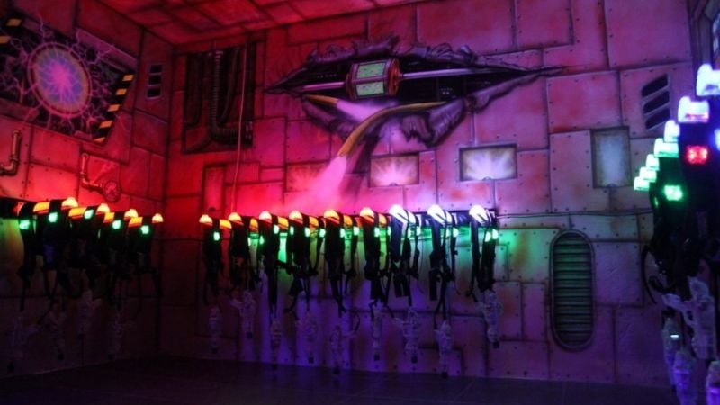 laser guns