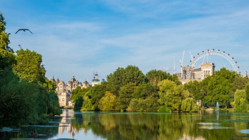 St James Park in London