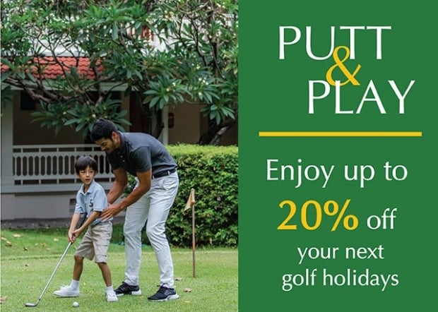Putt & Play - Enjoy up to 20% Off your Next Holiday at Centara Hotel in Hua Hin