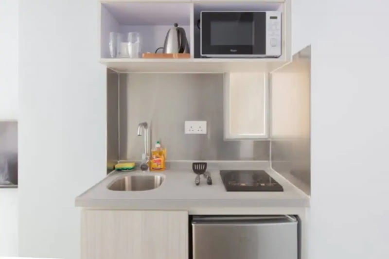 kitchenette in vacation rental