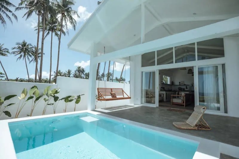 beach airbnb philippines siargao villa