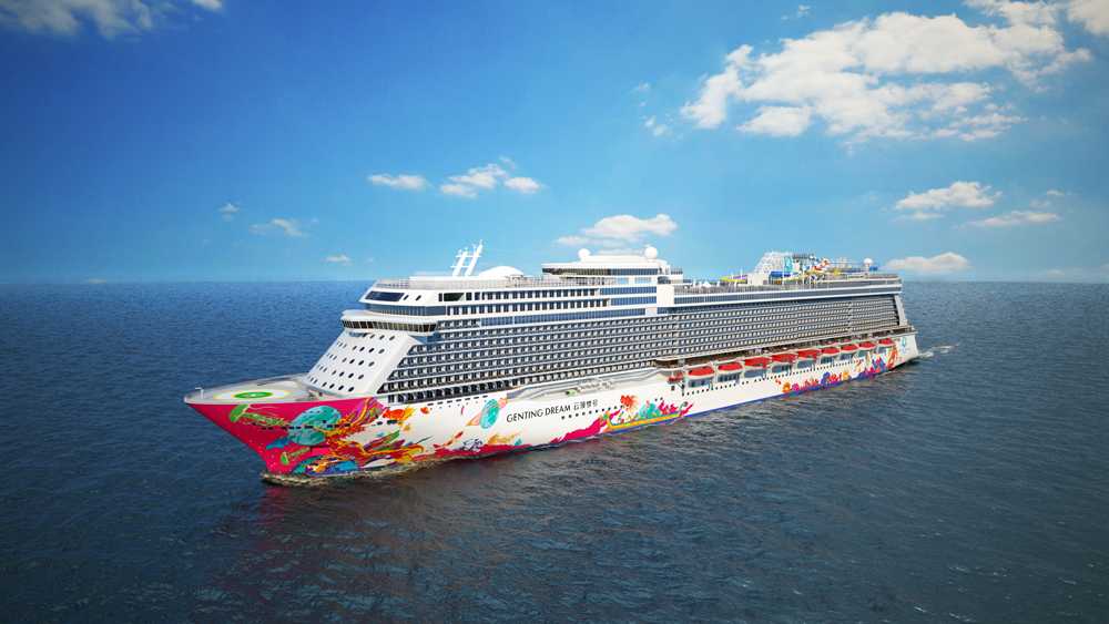 Genting Dream Dream Cruises Inaugural Cruise Ship To Sail