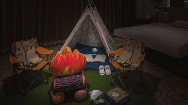 Family Glamping Package at The Fullerton Hotel Singapore