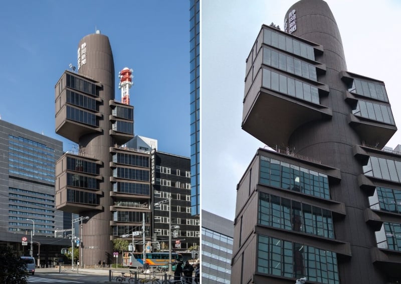 Shizuoka Press and Broadcasting Center architecture japan