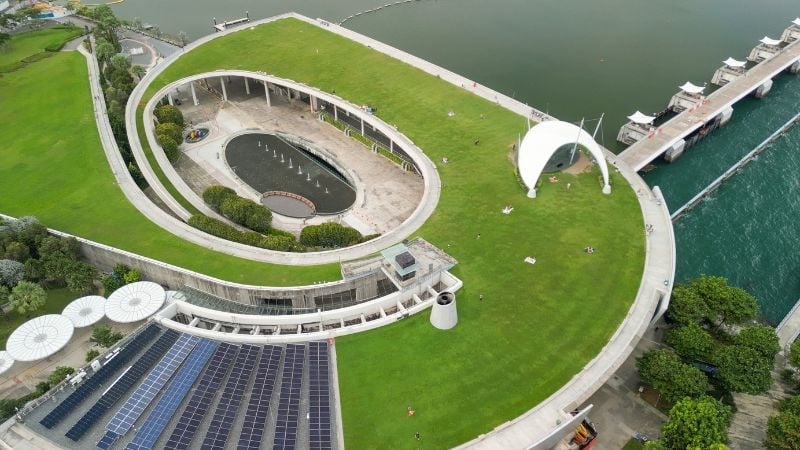 marina barrage in Singapore