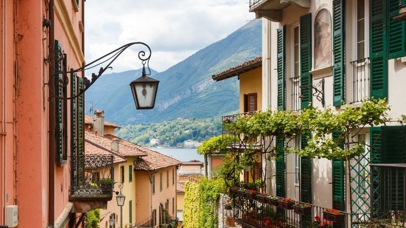 Bellagio famous street