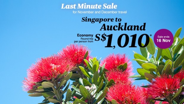 Last Minute Summer Special with Air New Zealand to Auckland