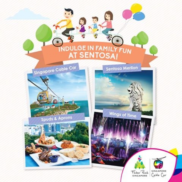 50% Off Singapore Cable Car Activities is Up Until 25 June 2017 Only!