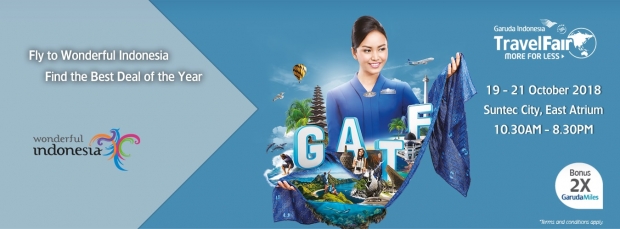 Garuda Indonesia Travel Fair Singapore with Fares