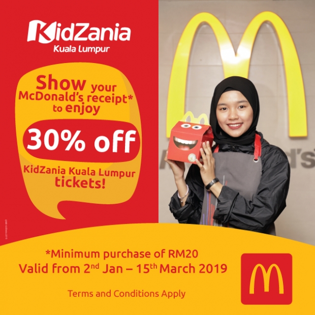 Tour Activities Deals Kidzania Kuala Lumpur And Mcdonald S New Year Special