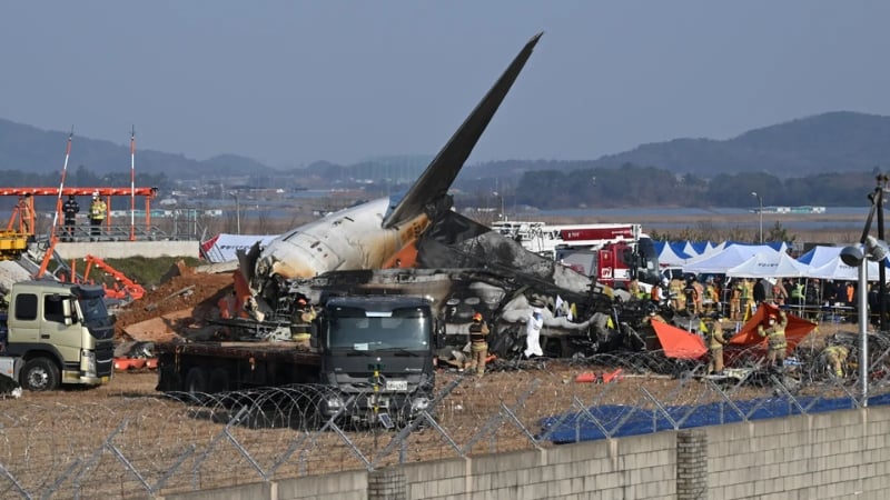 jeju air crash site