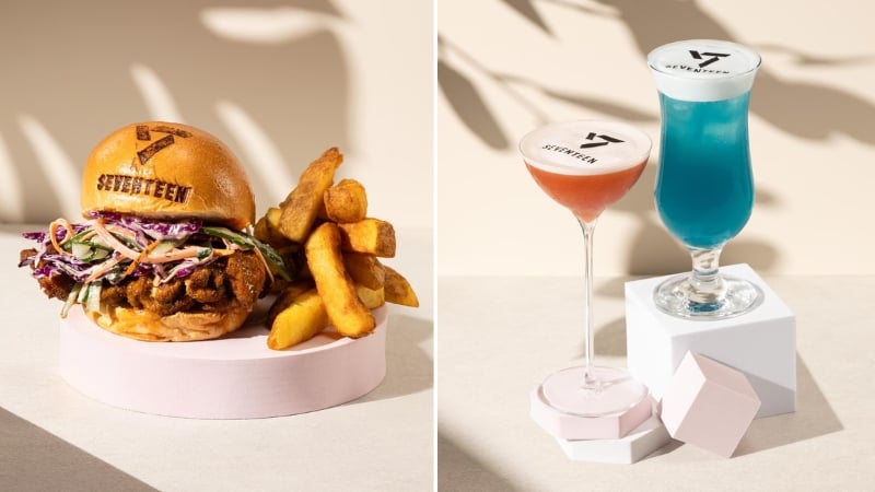 SEVENTEEN themed food and drinks