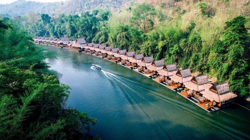 hôtels flottants en thaïlande