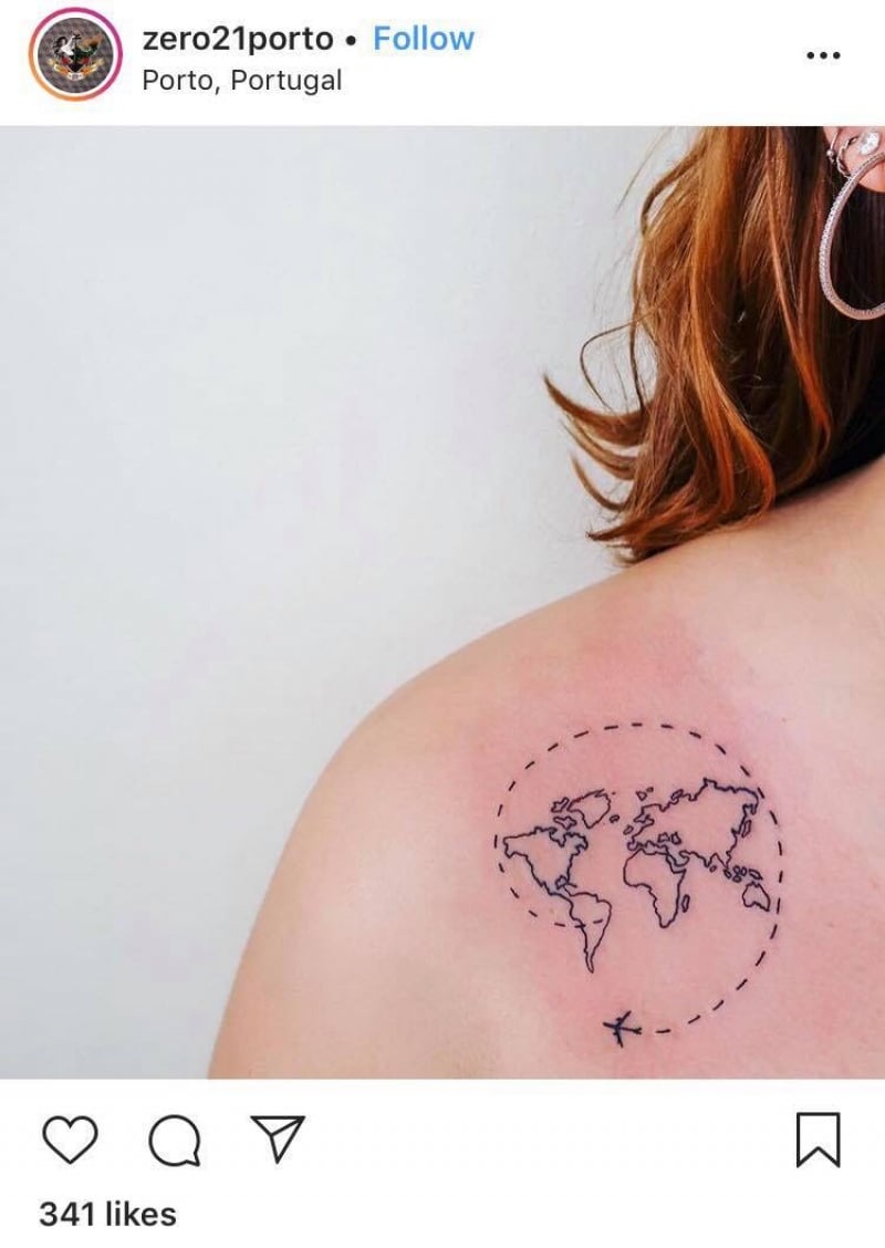 TB2R243) Travel Bug Tattoo - LeeMC80